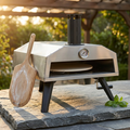 16 In. Propane Pizza Oven, Outdoor Pizza Oven in Stainless Steel, W/Rotating Pizza Stone