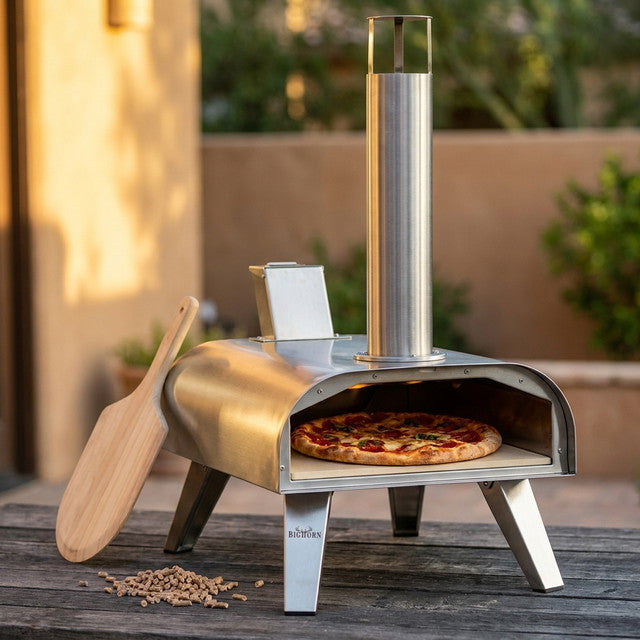 12" Wood Pellet Pizza Oven, Compatible with Gas Burner and Electric Heater Accessories (Sold Separately) — Studio Shot