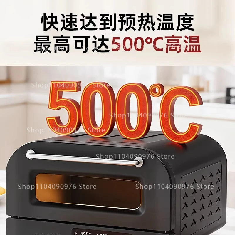 New Pizza Oven Household Professional 500 ℃ High Temperature Pizza Oven Baked Pizza Scones Baked Naan Baked Buns