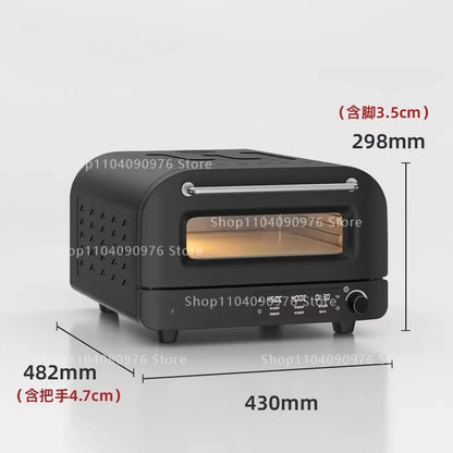 New Pizza Oven Household Professional 500 ℃ High Temperature Pizza Oven Baked Pizza Scones Baked Naan Baked Buns