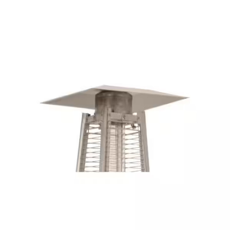 40,000 BTU Quartz Glass Tube Hammered Bronze Propane Patio Heater