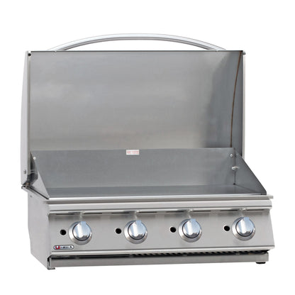 Urban Islands 30" Commercial 4-Burner Drop-In Griddle