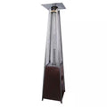 40,000 BTU Quartz Glass Tube Hammered Bronze Propane Patio Heater