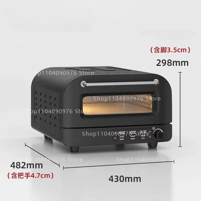 New Pizza Oven Household Professional 500 ℃ High Temperature Pizza Oven Baked Pizza Scones Baked Naan Baked Buns