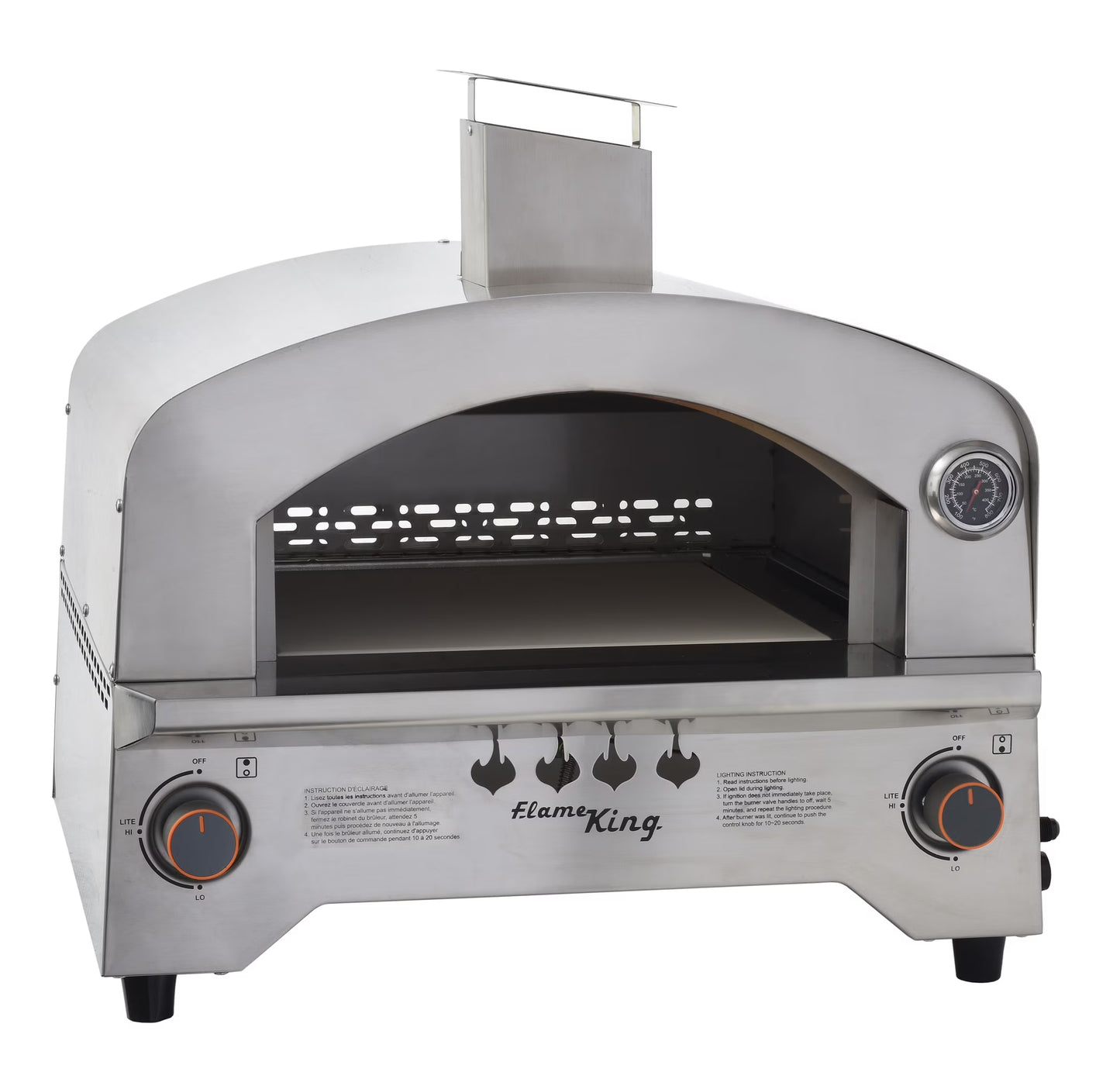 Propane Gas Pizza 13-Inch Food Outdoor Oven for Camping, Backyard, Tailgating