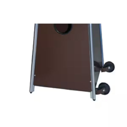 40,000 BTU Quartz Glass Tube Hammered Bronze Propane Patio Heater